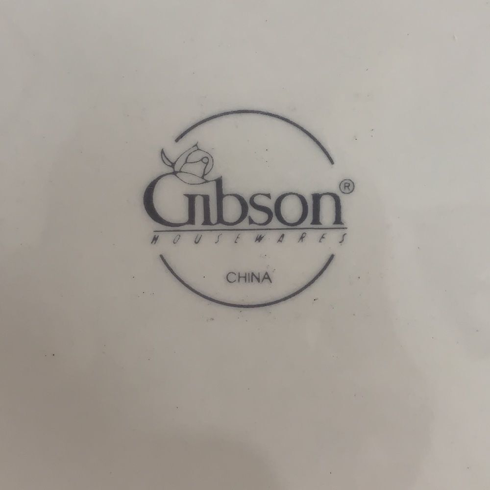 Gibson China Vintage Blue Rose Place Setting Gold Trimmed 5 Pieces Included - Picture 5 of 15